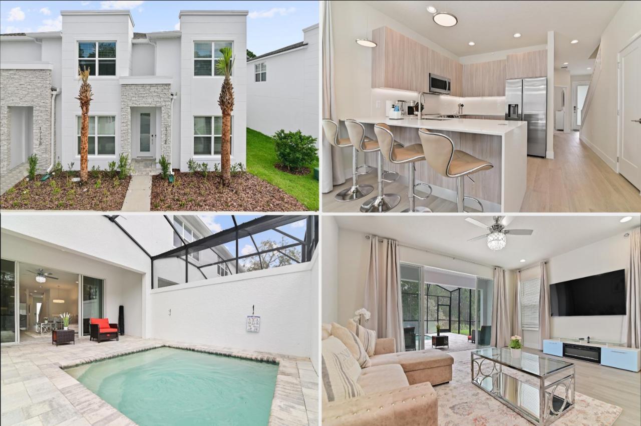 New Cozy & Spacious Townhouse Near Disney - 4Br, 3Fb, And Pool Orlando Exteriér fotografie